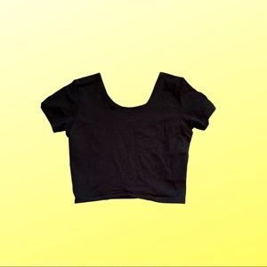 Black American Apparel Crop Top. - never worn